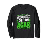 I microbiologi lo fanno su Agar Microbiologo Maglia a Manica
