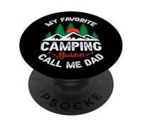 I miei compagni di campeggio preferiti Call Me Dad Vintage PopSockets PopGrip Adesivo