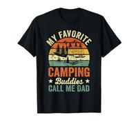 I miei compagni di campeggio preferiti mi chiamano papà Funny Festa del papà Maglietta