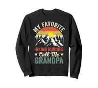 I miei compagni di escursionismo preferiti mi chiamano nonno Vintage Outdoor Felpa