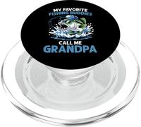 I miei compagni di pesca preferiti mi chiamano nonno Funny Fisherman PopSockets PopGrip per MagSafe