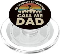 I miei compagni di sci preferiti mi chiamano papà Sciatore sciatore Festa del papà PopSockets PopGrip per MagSafe