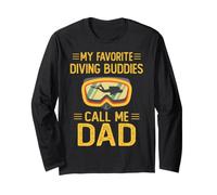 I Miei Compagni Preferiti di Scuba Mi Chiamano papà, Padre subacqueo Maglia a Manica