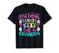 I miei coniglietti preferiti mi chiamano nonno Divertente giorno di Pasqua Maglietta
