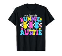I miei coniglietti preferiti mi chiamano zia Bunny Rabbit il giorno di Pasqua Maglietta