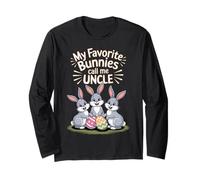 I miei coniglietti preferiti mi chiamano zio Pasqua Maglia a Manica