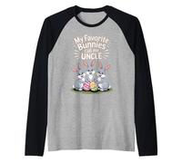 I miei coniglietti preferiti mi chiamano zio Pasqua Maglia con Maniche Raglan