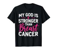 I miei Dei sono più forti del cancro al seno World Breast Cancer Maglietta