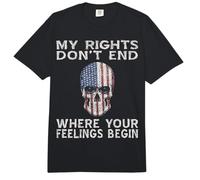 I Miei Diritti Non finiscono Dove iniziano i Tuoi Sentimenti Secondo emendamento Comfort Colors Adult Heavyweight T-Shirt