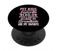 I miei figli mi accusano di avere un bambino preferito nipoti divertente PopSockets PopGrip Adesivo