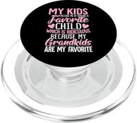I miei figli mi accusano di avere un bambino preferito nipoti divertente PopSockets PopGrip per MagSafe