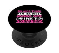 I miei figli pensano che io sia la migliore mamma di sempre - Scherzi divertenti sulla madre PopSockets PopGrip Adesivo