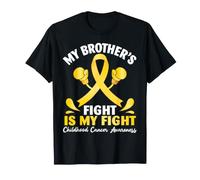 I Miei fratelli combattono Il Cancro Infantile è Il Mio sostenitore della consapevolezza Maglietta