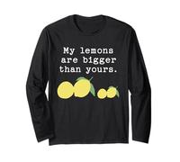 I Miei Limoni Sono più Grandi del Tuo Divertente Scherzo sul coltivatore di Limoni Maglia a Manica