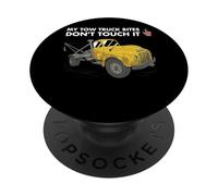 I miei morsi di carro attrezzi non lo toccano Operatore del camion di rimorchio PopSockets PopGrip Adesivo