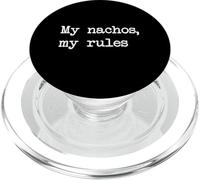 I miei nachos le mie regole Funny Nacho Minimalist Typewriting PopSockets PopGrip per MagSafe