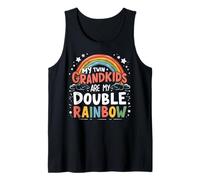 I miei nipoti gemelli sono la mia nonna gemella Double Rainbow Canotta