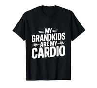 I Miei Nipoti Sono Il Mio Cardio Divertente per i Nonni Maglietta