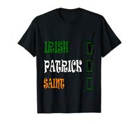 I Miei Nomi Patrick e io Sono Irish Paddys Day Fun Checklist Maglietta