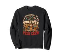 I Miei pazienti Sono i Biscotti più Dolci Peds Crew Natale Felpa