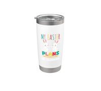 I miei piani pasquali No Cleaning Bunny Humor Bicchiere termico in acciaio inox doppia parete