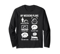 I Miei Piani per Il fine Settimana | Taco Lover Funny Food Design Maglia a Manica
