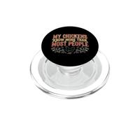 I miei polli sanno più della maggior parte delle persone amanti del pollo PopSockets PopGrip per MagSafe