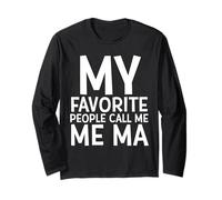 I Miei Preferiti Mi Chiamano MA Nonna Nick Nome MEMA Maglia a Manica
