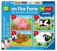 I miei primi puzzle: Alla fattoria 4 in 1