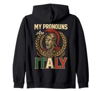 I Miei pronomi Sono legionario Romano Italiano Felpa con Cappuccio