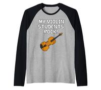 I miei studenti di violino Rock, violinista Maglia con Maniche Raglan