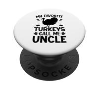 I miei tacchini preferiti mi chiamano zio PopSockets PopGrip Adesivo