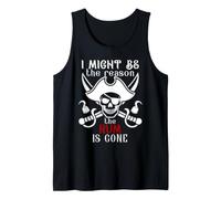 I Might Be The Reason The Rum is Gone Men Pirate Drinking Canotta