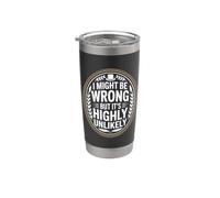 I Might Be Wrong But It's Highly Unlikely Sapientone Bicchiere termico in acciaio inox doppia parete