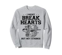 I Might Break Hearts But Not Strings Archer Arrow Tiro con l'arco Felpa