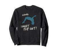 I Might Flip out! Freerunner di Parkour con Salto mortale Felpa