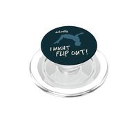 I Might Flip Out! Freerunner di Parkour con salto mortale PopSockets PopGrip per MagSafe