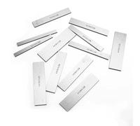 I migliori 6 paia 12 pezzi di tamponi paralleli in acciaio legato for fresatura CNC Set for 120 mm x (10-35 mm) for tornio for fresatrice a morsa