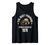 I Migliori Agricoltori Sono Nati nel 1978 Regalo di Compleanno Anni '70 Canotta