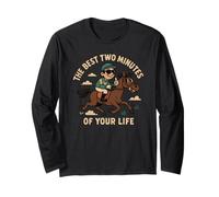 I migliori due minuti della tua vita Horse Racing Derby Day Maglia a Manica