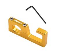 I migliori ganci per moto per riporre oggetti Per SV650S Tutti gli anni Accessori Accessori per motociclette CNC Cilindro Gancio Supporto per casco Morsetto(Gold)