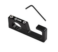 I migliori ganci per moto per riporre oggetti Per SYM 150 125 GTS CRUISYM 180 300 300i MAXSYM 400 600 JOYMAX Z 250 300 Morsetto porta casco da moto(Black)