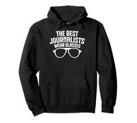 I Migliori Giornalisti Indossano Occhiali Divertente Journaling Reporter Felpa con Cappuccio