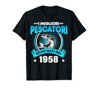 I migliori pescatori sono nati nel 1958 63 anni compleanno Maglietta