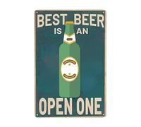 I Migliori Segni Di Birra Divertenti, La Migliore Birra È Aperta Targa In Metallo Divertente Cartelli Metallo Decorative Cartello Decorativo Per Murale Bagno Bar Pub