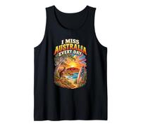 I Miss Australia Every Day Australia Camicia Australiana Canotta