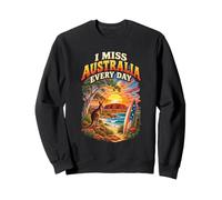 I Miss Australia Every Day Australia Camicia Australiana Felpa