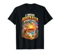 I Miss Australia Every Day Australia Camicia Australiana Maglietta