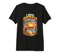 I Miss Australia Every Day Australia Camicia Australiana Maglietta Premium