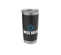 I Miss Bread Divertente Ebraico Kosher Pasqua No Challah Matzah Bicchiere termico in acciaio inox doppia parete